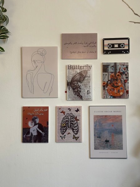 جدارية فنية بلمسة أنثوية